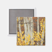 Aimant Aspens d'automne (Recto/Verso)