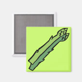 Aimant Asperges vertes (Recto/Verso)