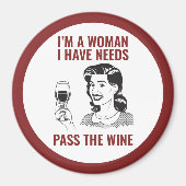 Aimant Aspirateur de vin (Devant)