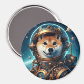 Aimant Aspirateur Shiba Inu 3 pouces (Recto/Verso)
