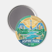 Aimant Aspire Park Qatar (Recto/Verso)