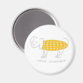 Aimant Asseyez CornDog ! allez... (Recto/Verso)