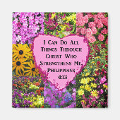 AIMANT ASSEZ FLORAUX PHILIPPIENS 4:13 SCRIPTURE (Devant)