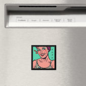 Aimant Assez Rétro Pop Art XOXO (In Situ (Lave-vaisselle))