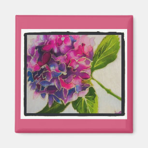 Aimant assez rose d'hortensia