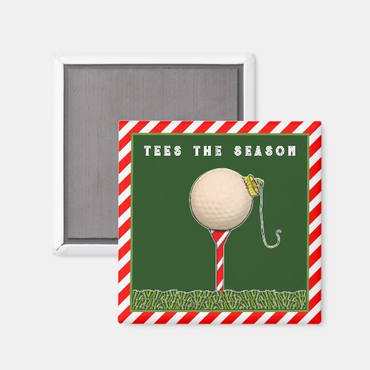 Aimant Assiettes De Golf (Recto/Verso)