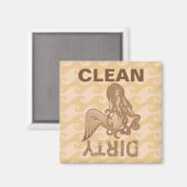 Aimant Assis Sirène (Recto/Verso)