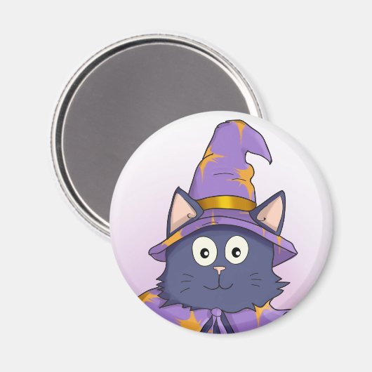 Aimant Assistant Cartographie mou violet Kitty (Recto/Verso)