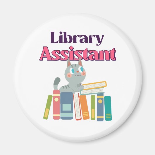 Aimant Assistant de bibliothèque (Devant)