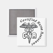 AIMANT ASSISTANT DE L'INFIRMIÈRE CERTIFIÉE CADUCEUS CNA (Recto/Verso)
