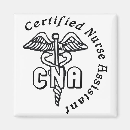 AIMANT ASSISTANT DE L'INFIRMIÈRE CERTIFIÉE CADUCEUS CNA (Devant)