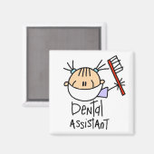 Aimant Assistant Dentaire (Recto/Verso)