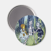 Aimant Assistant d'Oz Dorothy Tin Woodsman Scarecrow (Recto/Verso)