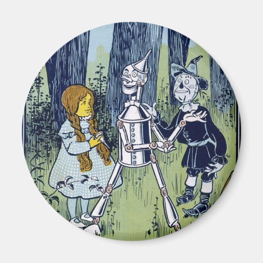 Aimant Assistant d'Oz Dorothy Tin Woodsman Scarecrow (Devant)