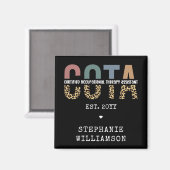Aimant Assistant en ergothérapie certifié COTA (Recto/Verso)