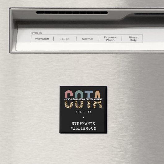 Aimant Assistant en ergothérapie certifié COTA (In Situ (Lave-vaisselle))