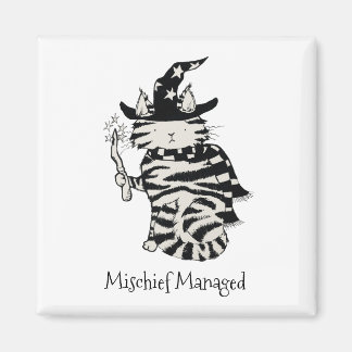 Aimant Assistant Gestion de mauvais chef Chat Baguette ma