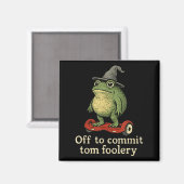 Aimant Assistant Grenouille Whimsical Désactivé Pour Enga (Recto/Verso)