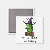 Aimant Assistant Grenouille Whimsical Désactivé Pour Enga (Recto/Verso)