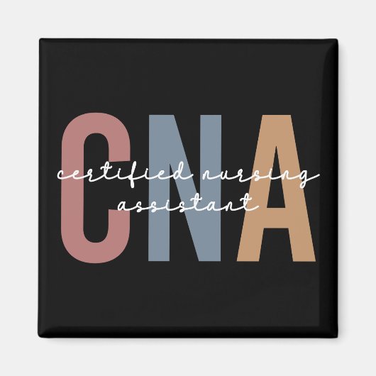 Aimant Assistant infirmier certifié CNA Retro (Devant)