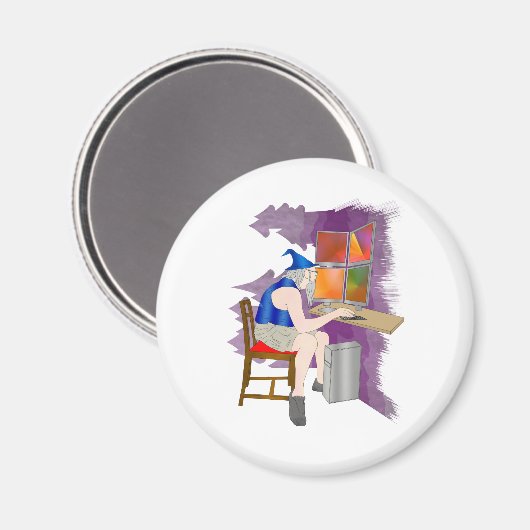 Aimant assistant informatique (Recto/Verso)