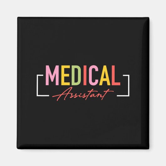 Aimant Assistant médical ma cma infirmière assistant de m (Devant)