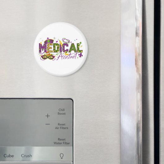 Aimant Assistant Médical - Mardi Gras (In situ (réfrigérateur))