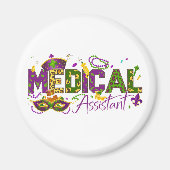 Aimant Assistant Médical - Mardi Gras (Devant)