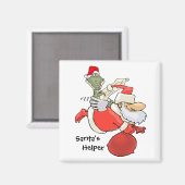 Aimant Assistant père Noël (Recto/Verso)