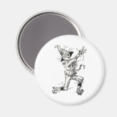 Aimant Assistant vintage de Oz Fairy Tales, le Scarecrow (Recto/Verso)