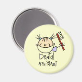 Aimant Assistante dentaire (Recto/Verso)