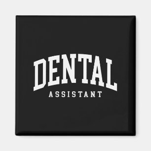 Aimant Assistante dentaire certifiée drôle hygiéniste den