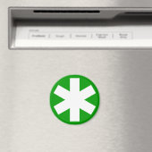 Aimant Asterisk - Vert (In Situ (Lave-vaisselle))