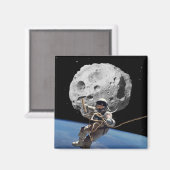 Aimant Astéroïde Miner (Recto/Verso)