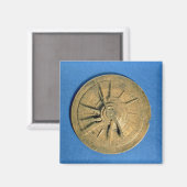 Aimant Astrolabe pour le calcul des horoscopes, européenn (Recto/Verso)