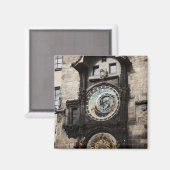 Aimant Astrologie antique Horloge temporelle à Prague Tch (Recto/Verso)