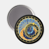 Aimant Astrologie de l'horloge astronomique (Recto/Verso)