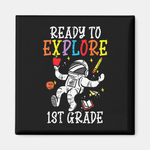 Aimant Astronaut Enfants Prêt À Explorer La 1ère Année