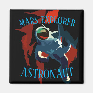 Aimant Astronaut Mars Explorer Vacances spatiales