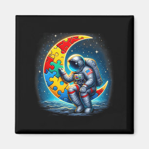 Aimant Astronaut Moon Bylloon Sensibilisation sur l'autis