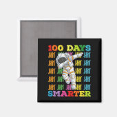 Aimant Astronaute 100 jours plus intelligent 100e jour d' (Recto/Verso)