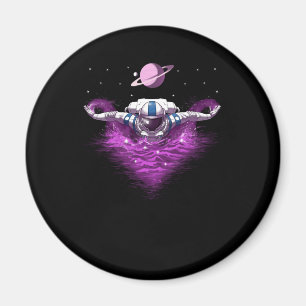 Aimant Astronaute spatial Swimmer