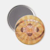 Aimant Astronomie Ancienne, Ancien Système Solaire Copern (Recto/Verso)