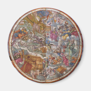 Aimant Astronomie Ancienne, Carte des Constellations Chré