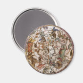 Aimant Astronomie Ancienne, Constellations du Ciel Austra (Recto/Verso)