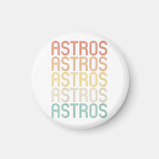 Aimant Astros féminins  (Devant)
