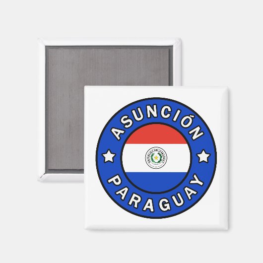 Aimant Asunción Paraguay (Recto/Verso)