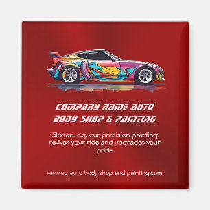 Aimant Atelier de carrosserie automatique et peinture de