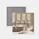 Aimant Atelier de tailleur, de l'Encyclopédie des Sc (Recto/Verso)