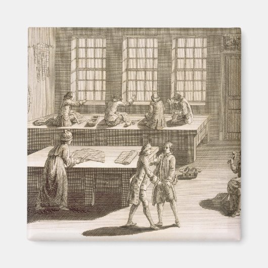 Aimant Atelier de tailleur, de l'Encyclopédie des Sc (Devant)